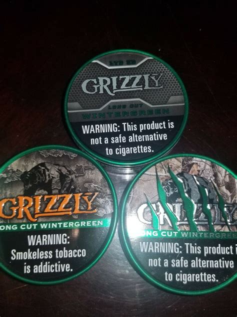 4557 days old 377 views Grizzly Wintergreen Long Cut - 10 cans for $20 B&M QT. Details. You can find more news, classic snuff and dip under "news" and on the Longhorn Pack Sizes available for Grizzly Wintergreen Long Cut 1.2oz . Description; Additional information; Reviews (0) Description. WebGrizzly Long Cut Wintergreen Smokeless …